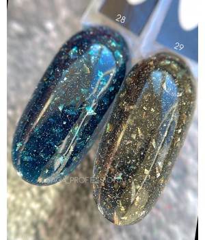 Гель-лак Saga Fiery gel №28, 8 мл TPO free